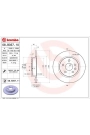 BREMBO 08.B357.10 | Fren Disk Arka Düz 267,5-5 (Chevrolet Cruze 09-10 / Opel Astra J 09 -) | 2 Adet