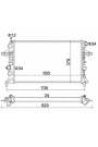 MAGNETI MARELLI 359000301520 | Radyatör 98-Astra.G 1.6 + Ac + Ms