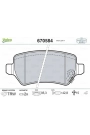VALEO 670584 | Fren Balata Arka 02-05 Astra.G-H-Mrv-Zfr-Combo.C