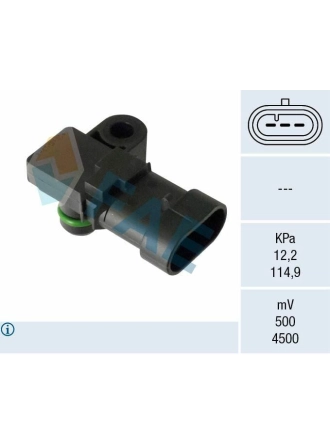 FAE 15143 | Emme Manifold Basınç Sensörü Cruze Astra H Zafira B Z16xep Z16xer A16xer A18xer