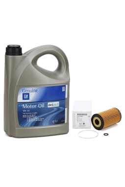 Opel İnsignia 1.6 Dizel Alman Dolum 5W-30 5 Litre Motor Yağı ve Yağ Filtresi Orijinal