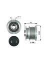 GATES OAP7178 | Alternatör Kasnağı 10-Astra.J-Insignia 2.0D *A20dth*