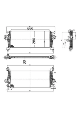 MAHLE CI515000S | Turbo Radyatörü (Intercooler) Insignia *A16xht* + Os