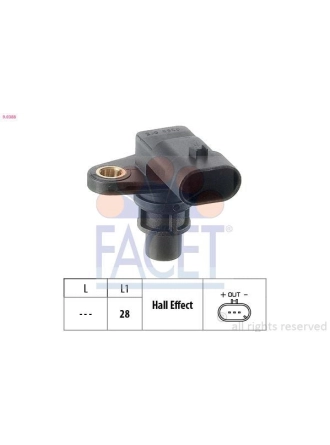 FACET 9.0388 | Eksantrik Devir Sensörü Opel Astra H / Vectra C / Zafira B Z19dth / Insignia A20dth
