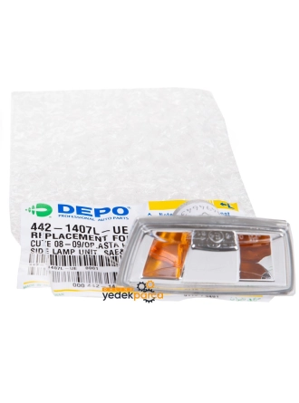 DEPO 442-1407L-UE | Opel İnsignia Çamurluk Sinyali Sol Taraf