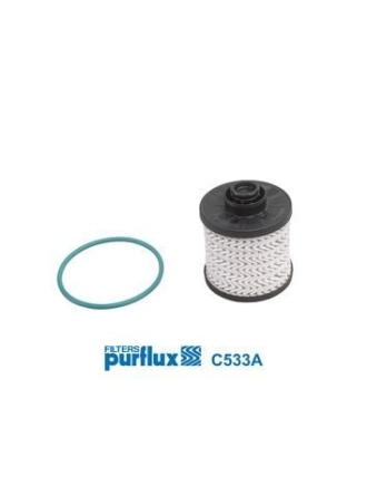 PURFLUX C533A | Mazot Filtresi 14-Pt.208-301-308-508-2008-3008-5008-C3-C4-C5-Ds3-Prt-Brl-Exp-Jmp 1.6-2.0Hdi Euro6