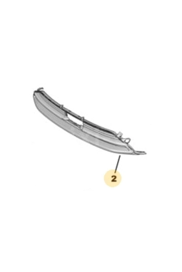 PSA YP00082180 | Opel Grandland X Ön Tampon Orta Izgara Orijinal