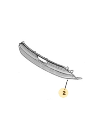 PSA YP00082180 | Opel Grandland X Ön Tampon Orta Izgara Orijinal