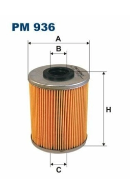 FILTRON PM936 | Mazot Filtresi 99-Astra.G.H-Corsa.C-Combo.C 1.7D *Y17dt*