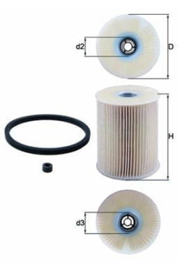 MAHLE KX231D | Mazot Filtresi 99-Astra.G.H-Corsa.C-Combo.C 1.7D *Y17dt*