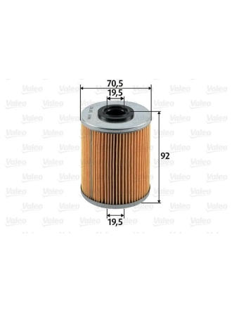 VALEO 587902 | Yakıt Filtresi Opel Astra G / H / Vectra B / C / Combo C Y17dt / X20dth