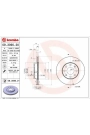 BREMBO 09.3090.20 | Fren Diski Ön Havalı (236-6)-(Chevrolet Kalos 02 / 10 / Aveo 05 / 10) | 2 Adet
