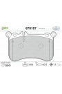 VALEO 670107 | Fren Balata Ön 12-E-Seri (W212-S212)-S-Seri (W221)