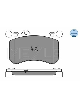 MEYLE 0252521917 | Fren Balatası 221 / 212 Ön E / S 500