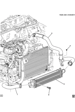 PSA 95920451 | Chevrolet Yeni Aveo 1.3 T300 Sağ Turbo Kısa Hortum Orijinal