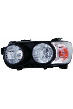 DEPO 235-1114RMLDEM2 | Ön Far Sağ-(Motorlu Siyah)-(4 / 5 Kapı)-(Chevrolet: Aveo 11 -)