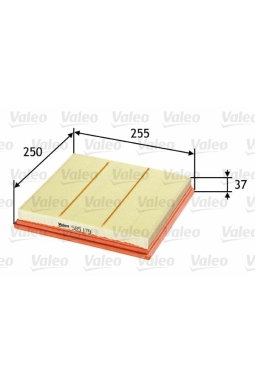 VALEO 585179 | Hava Filtresi Opel Astra J / Cruze 1.4Xer-1.6Xer