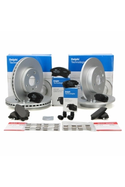 Chevrolet Cruze 15 Inch 1.6 Ön Disk-Ön Balata / Arka Disk-Arka Balata Tam Takım Delphi Marka Ürün