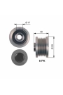 GATES OAP7144 | Alternatör Kasnağı 10-Astra.J-Insignia 1.6 16V *A16let*