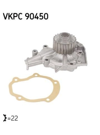 SKF VKPC90450 | Devirdaim-(Chevrolet Kalos 02 / 10 1.2 / Aveo 05 / 10 1.2 / Daewoo Tıco / Matız)