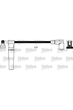 VALEO 346341 | Buji Kablosu Takımı Chevrolet Aveo / Kalos 1.4 16V