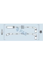 FAE 83562 | Buji Kablosu Takımı Chevrolet Aveo / Kalos 1.4 8V
