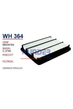 WUNDER WH364 | Chevrolet Epica Hava Fitresi 2.0 Dizel (96434764)