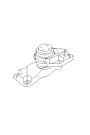 PSA 96640099 | Chevrolet Epica 2.0 Dizel Sağ (Yolcu Tarafı) Motor Kulağı Orijinal