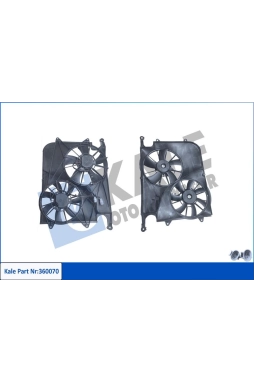 KALE 360070 | Chevrolet Captiva C100 2.0 Dizel Fan Motor Davlumbazlı Komple Ürün 2007-2011