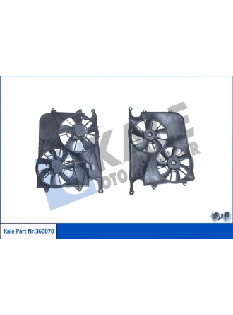 KALE 360070 | Chevrolet Captiva C100 2.0 Dizel Fan Motor Davlumbazlı Komple Ürün 2007-2011
