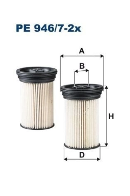 FILTRON PE946-7-2X | Mazot Filtresi 13-Antara-Captiva *Z20dmh*