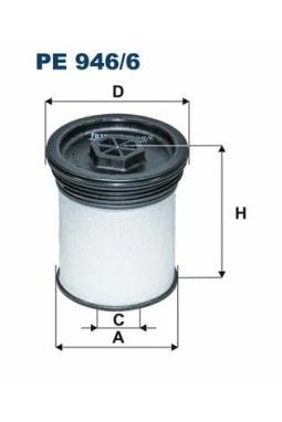 FILTRON PE946-6 | Mazot Filtresi Antara-Captiva 2.2Cdti