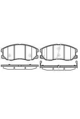 MGA 55336 | Balata Fren Ön-(Chevrolet: Captiva 07 > 12 / Opel: Antara 07 > 12)