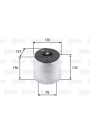 VALEO 585663 | Hava Filtresi (BMW N42-43-45-46 E81-E82-E87-E88-E90-E91-E92-E93-X1 E84)