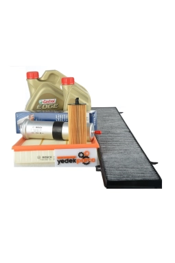 Bmw E87 Kasa 120d N47 Motor Periyodik Bakım Filtre Seti Bosch Marka Castrol 5w30 Yağ