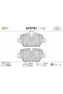 VALEO 670701 | Fren Balata Arka 06-3S-E90 1S-E81-E87