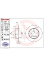 BREMBO 08.9787.11 | Fren Diski Arka Kaplamalı BMW E81-E87 116I 118D 118I | 2 Adet