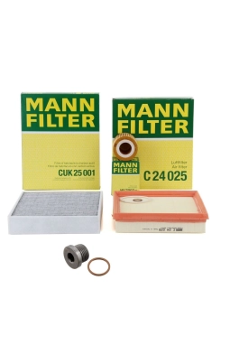 Bmw F20 Kasa 120i Periyodik Bakım Filtre Seti Karter Tapalı Mann Marka