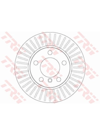 TRW DF6255 | Disk On 05-BMW 1S-E81-E87 | 1 Adet