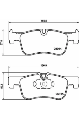 HELLA PAGİD 8DB355020-201 | Fren Balatası (BMW F20-F22-F23 On)