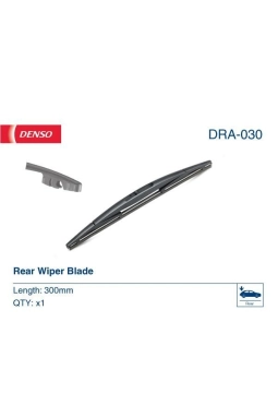 DENSO DRA-030 | Silecek Süpürgesi Arka 300mm Outlander 08-Micra-K13 Note 07-Pathfinder 08-Impreza 12-BMW F20