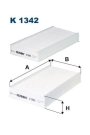 FILTRON K1342-2X | Polen Filtresi 14-2-Seri (F45-F46) X1 (F48) Mini Cooper
