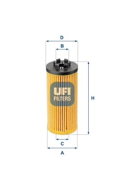 UFI 25.211.00 | Yağ Filtresi 14-2-Seri (F45-F46) X1 (F48) Mini Cooper