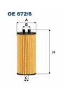 FILTRON OE672-6 | Yağ Filtresi 14-2-Seri (F45-F46) X1 (F48)