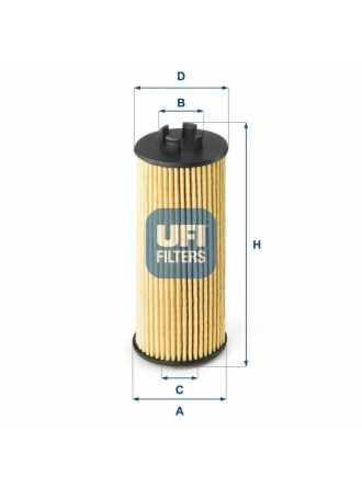 UFI 25.185.00 | Yağ Filtresi (BMW B-37 / 38 / 47 F-45 / 46 / 48 F-54 / 55 / 56 / 57)