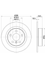HELLA PAGID 8DD355122-661 | Fren Diski Arka (BMW F40-F45-F46-F48-F39 Mini F54-F60) | 2 Adet
