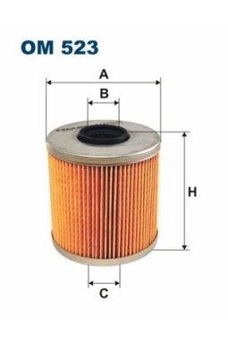FILTRON OM523 | Yağ Filtresi 89-00 3-Seri (E30-E36) 5-Seri (E34)