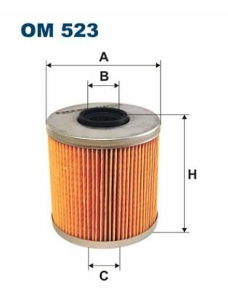 FILTRON OM523 | Yağ Filtresi 89-00 3-Seri (E30-E36) 5-Seri (E34)