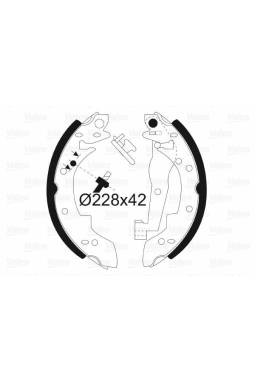 VALEO 562074 | Arka Fren Balatası Pabuç BMW 316 316I 320I E30