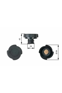 GATES RC204 | Genleşme Kavanoz Kapağı 91-3-Seri (E36-E46) 5-Seri (E34-E39) 7-Seri (E38) X3-X5